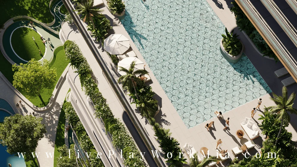 14. Sun Pool, Mercedes-Benz Places Miami, JDS Development Group, by The Boundary