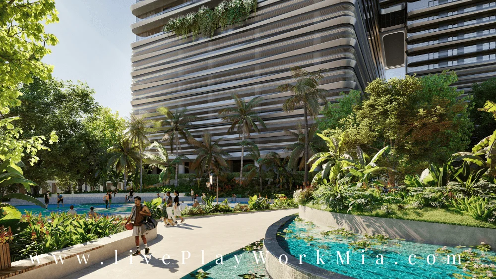7. Park Fountain, Mercedes-Benz Places Miami, JDS Development Group, by The Boundary