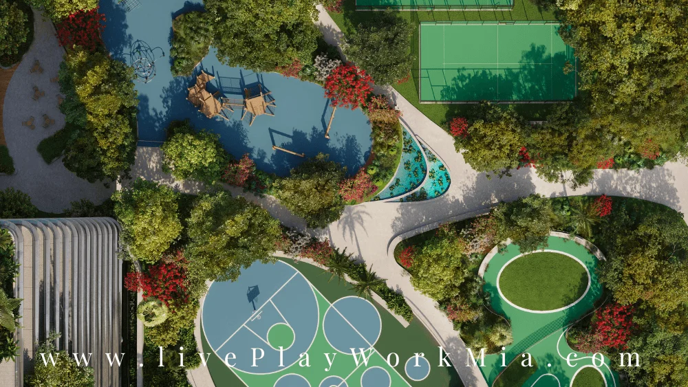 8. Park Aerial, Mercedes-Benz Places Miami, JDS Development Group, by The Boundary